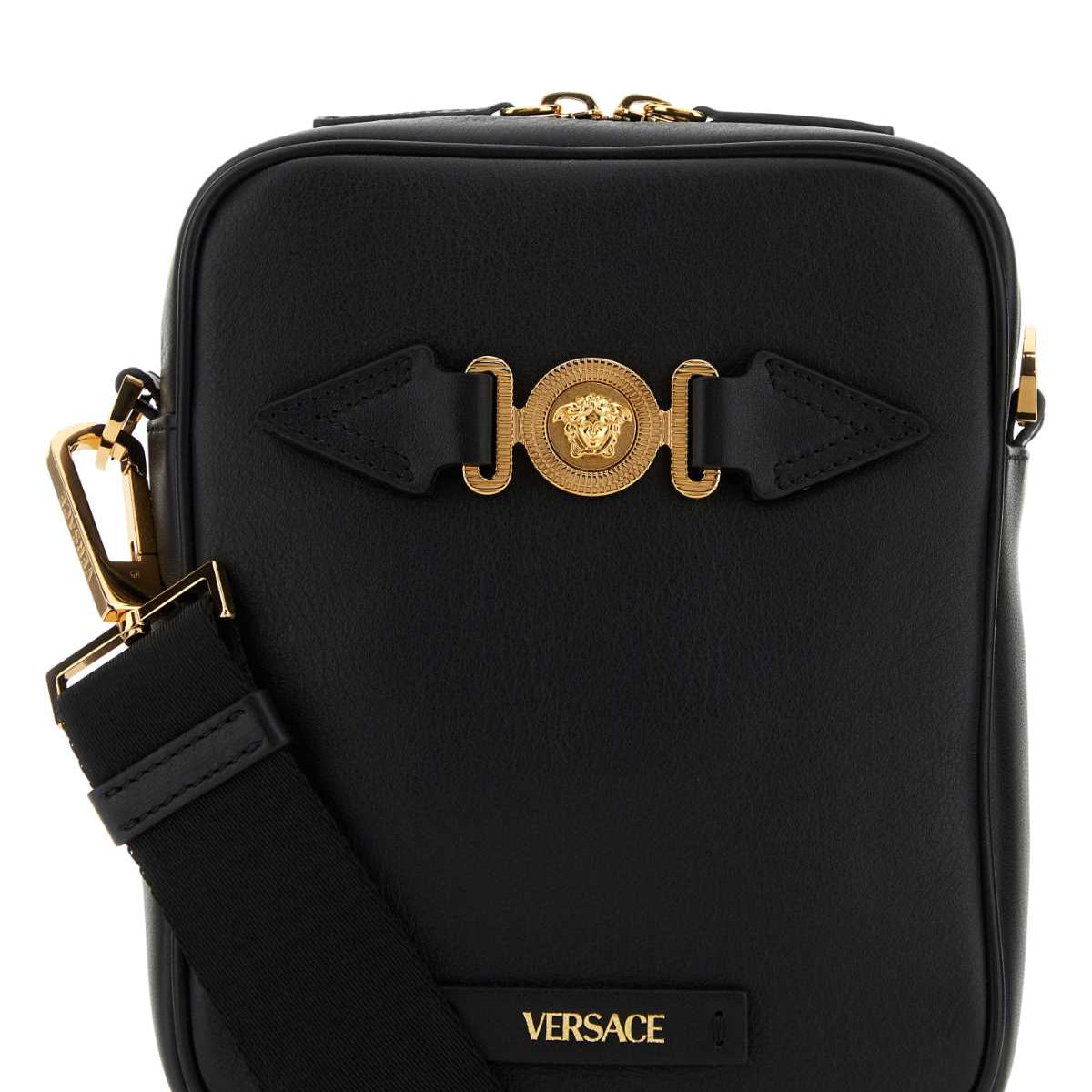 VERSACE メッセンジャーバッグ Versace Jeans Couture ロゴ メッセンジャーバッグ | ブラック